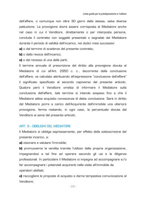 La modulistica nella mediazione immobiliare - CCIAA di Varese