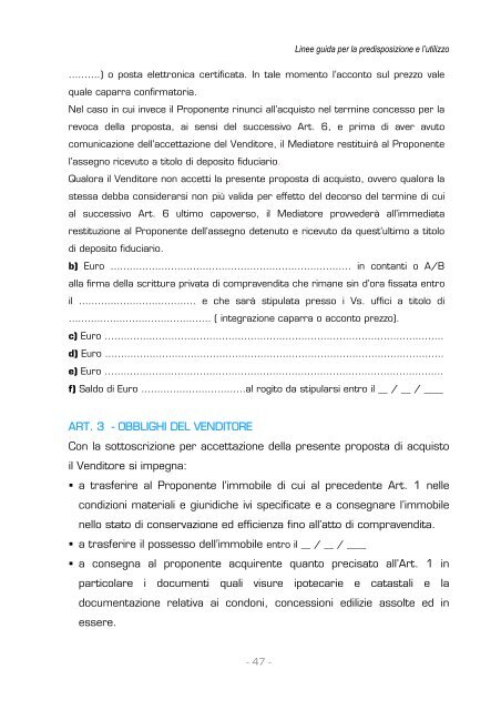 La modulistica nella mediazione immobiliare - CCIAA di Varese