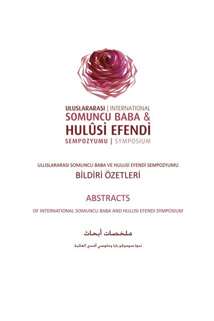 HULÛSİ EFEN HULÛSİ EFENDİ - Hulusi Efendi Vakfı