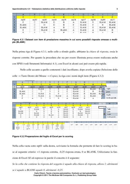 Approfondimento 4.5 Valutazione statistica della ... - Ateneonline