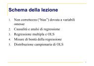 Schema della lezione