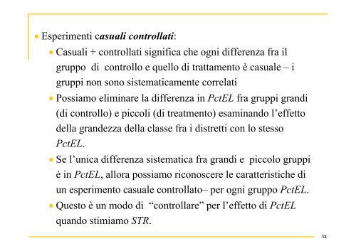 Schema della lezione