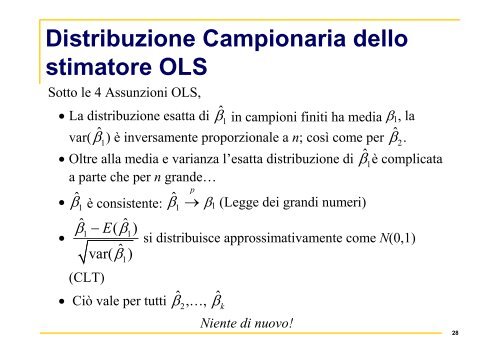 Schema della lezione