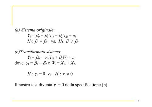 Schema della lezione