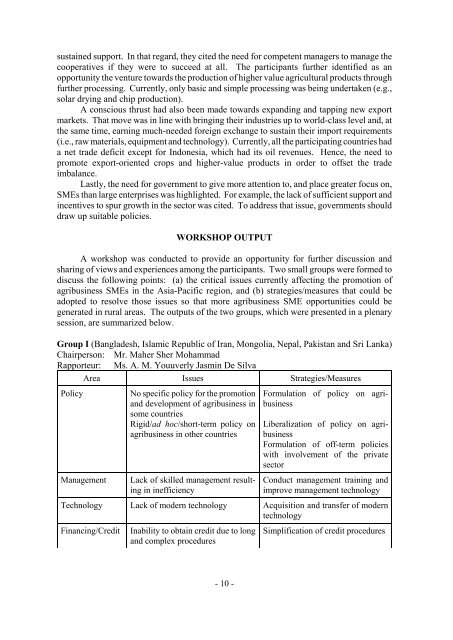 Development of Agribusiness Enterprises - Asian Productivity ...