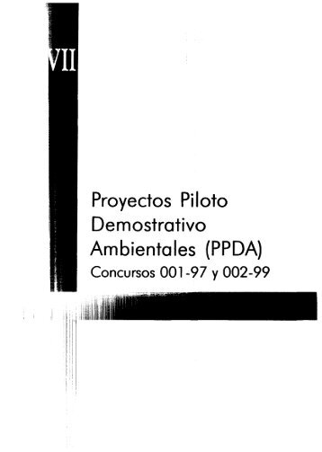 Proyectos Piloto Demostrativo Ambientales (PPDA)