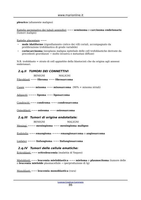Appunti di Patologia - www.marionline.it