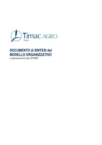 Documento_Sintesi_del_Modello_Org_ Rev 03_06_12 - TIMAC Agro