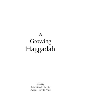A Growing Haggadah - Davka