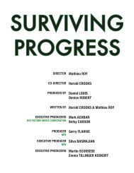 Surviving Progress - Office national du film du Canada