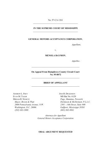 Brief of Appellant - Appellate.net