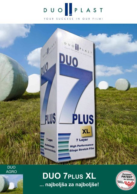 DUO 7PLUS XL ... najboljša za najboljše! - Duo Plast AG