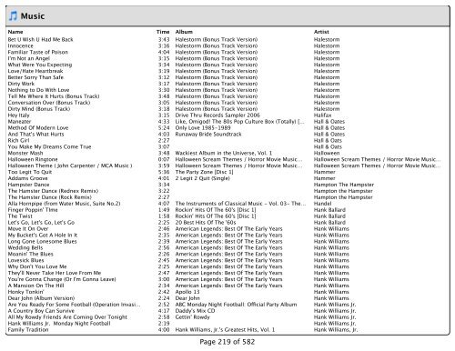 Music_Styles_files/Song List.pdf - DJ Matt Claeys