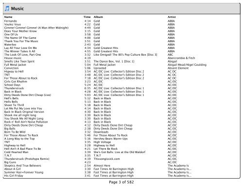 Music_Styles_files/Song List.pdf - DJ Matt Claeys