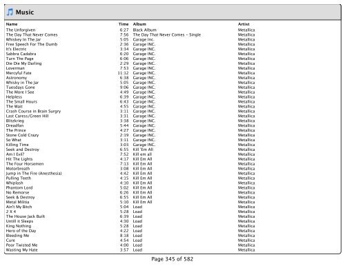 Music_Styles_files/Song List.pdf - DJ Matt Claeys