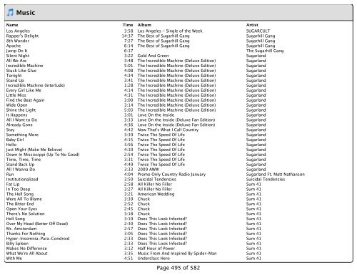 Music_Styles_files/Song List.pdf - DJ Matt Claeys