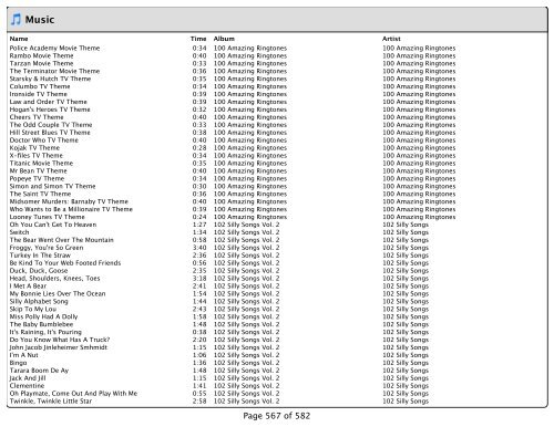 Music_Styles_files/Song List.pdf - DJ Matt Claeys