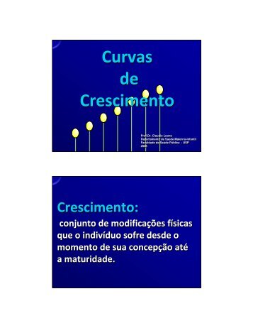 Curvas de Crescimento