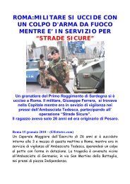 16.01.2010 Militare suicida a Roma. - La Bacheca Di Effettotre