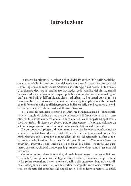 Siti industriali dismessi: il governo delle bonifiche - Amra