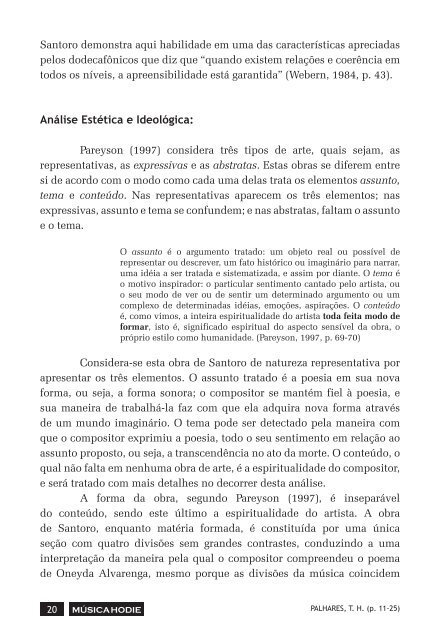 'a menina exausta' de cláudio santoro: uma análise ... - Música Hodie