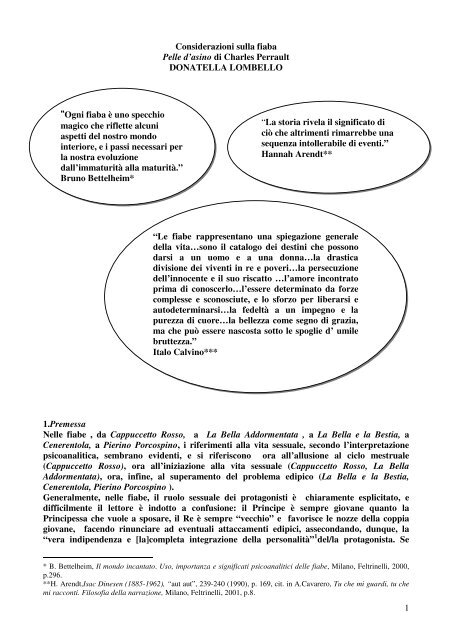 1 Considerazioni Sulla Fiaba Pelle Dasino Di Charles
