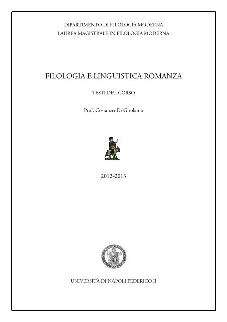 T2013 - Dipartimento di Filologia Moderna