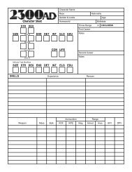 2300AD Character Sheet 2.1 - Mad Irishman