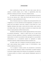 Relazione del Procuratore regionale dott. Antonio ... - Corte dei Conti