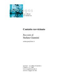 Contatto ravvicinato Stefano Giannini - I Sogni nel Cassetto