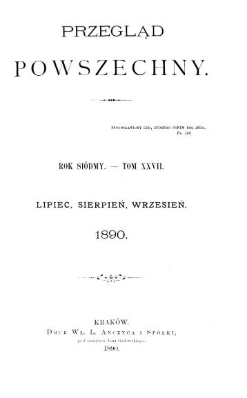 1890. - Przegląd Powszechny