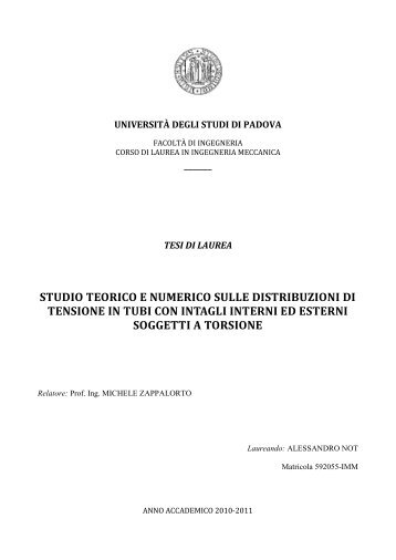 Documento PDF - Università degli Studi di Padova