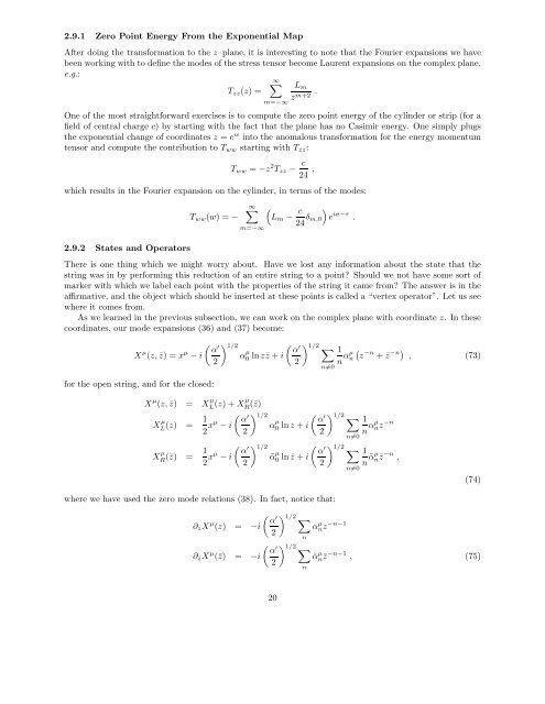 Introduction to String Theory and D–Branes - School of Natural ...