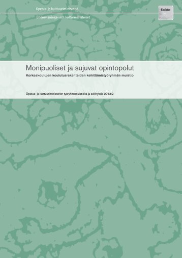 pdf-julkaisu - Opetus- ja kulttuuriministeriö