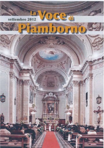 Settembre 2012 - Parrocchia di Piamborno