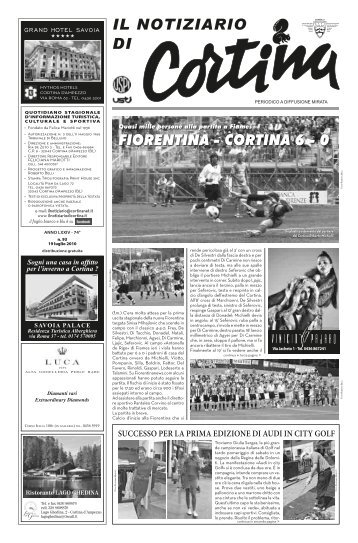 19 luglio 2010 - Il Notiziario di Cortina