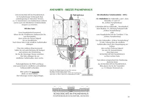 Infomappe ohne Preise - Schlosscafé im Palmenhaus