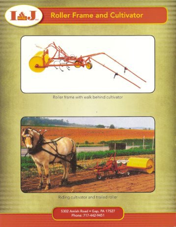 Garden & Row Crop Cultivators [PDF] - Atlantic Draft Horse Supply