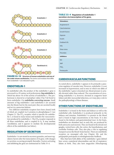 Ganong's Review of Medical Physiology, 23rd Edition