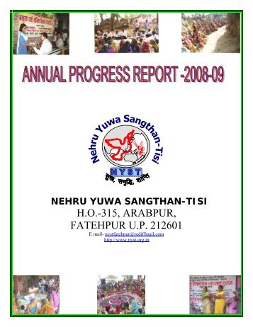 Annual Report 2008-09 - Nehru Yuva Sangathan Tisi