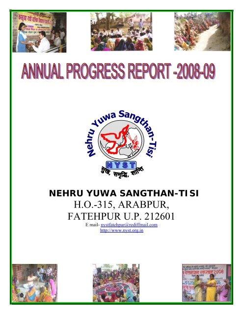 Annual Report 2008-09 - Nehru Yuva Sangathan Tisi