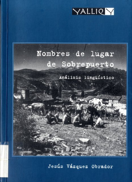 79.-Nombres de lugar de Sobrepuerto - Instituto de Estudios ...