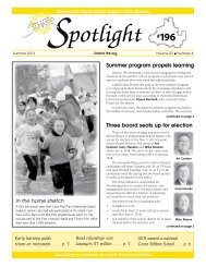 Summer Spotlight Newsletter - Independent School District 196