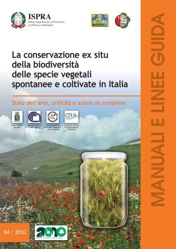 La conservazione ex situ della biodiversità delle specie