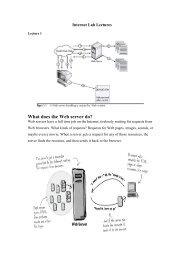 What does the Web server do?