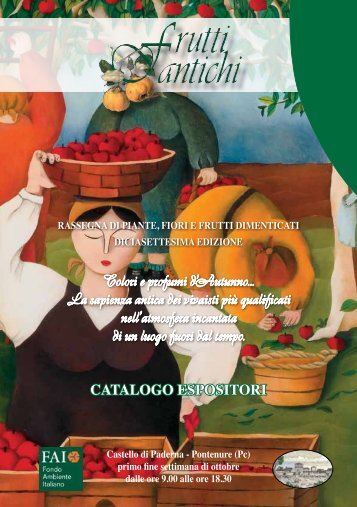 Catalogo Espositori 2012 - FRUTTI ANTICHI