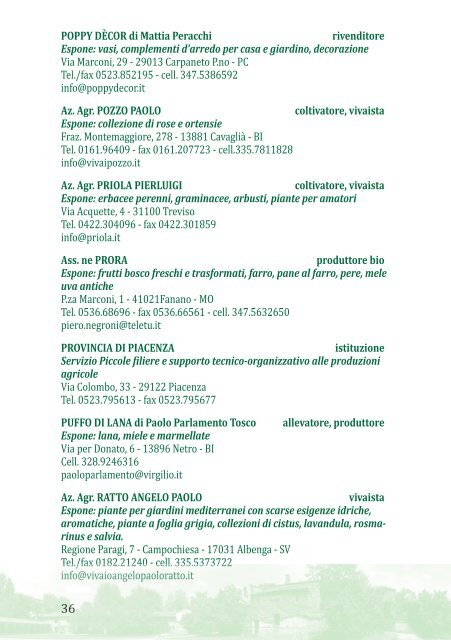 Catalogo Espositori 2012 - FRUTTI ANTICHI