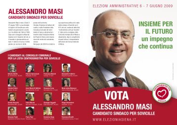 Volantino versione PDF - Elezioni a Siena