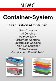 Container-System - Niwo Medizintechnik