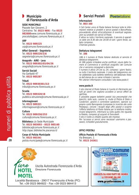 Noi Cittadini Fiorenzuola d'Arda Edizione 2011